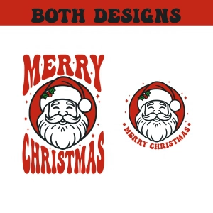 Trendy Merry Christmas SVG, Christmas Santa SVG T-shirt Christmas SVG