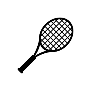 Vector Tennis Racket SVG, PNG, DXF Vector Files Tennis SVG