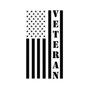 Vertical Veteran Flag SVG, Veteran Day SVG Cut File | PremiumSVG