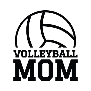 Volleyball Mom SVG Design, PNG for Shirt Volleyball SVG