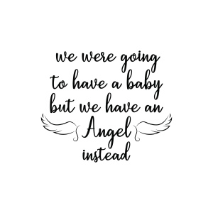 We Were Going To Have a Baby But We Have An Angel Instead SVG Baby SVG