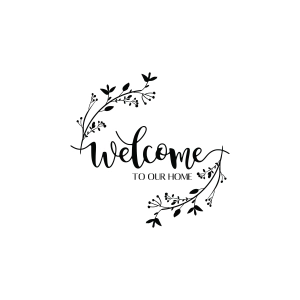 Welcome To Our Home SVG Sign Sign and Symbol