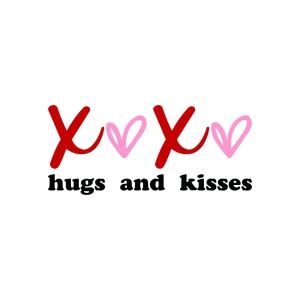 Xoxo SVG Hugs and Kisses Xoxo SVG